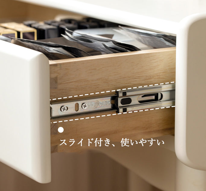 ドレッサー 鏡台 化粧品収納 ホワイトインテリア Y211D09 - BestKagu
