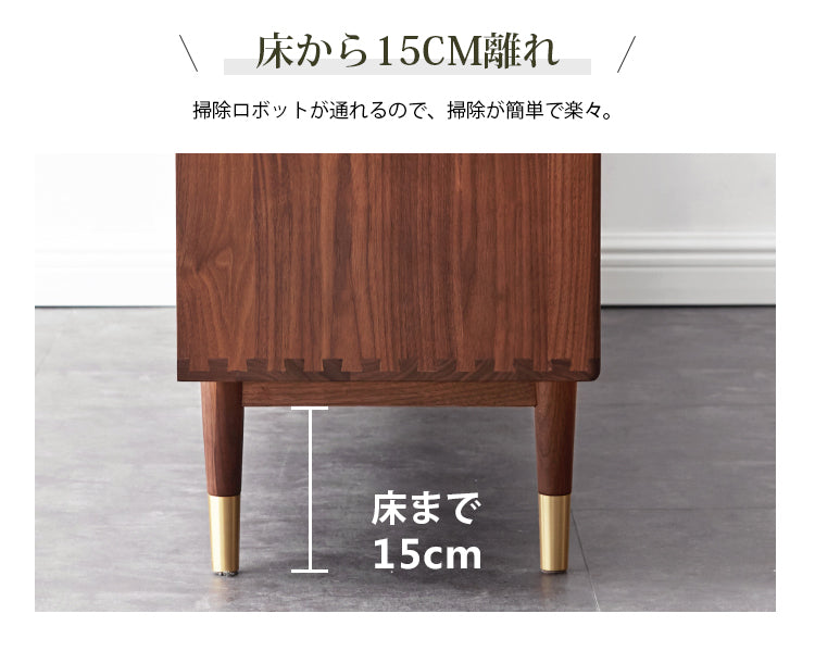 テレビボード ウォールナット材 全4サイズ 　k36n02 - BestKagu