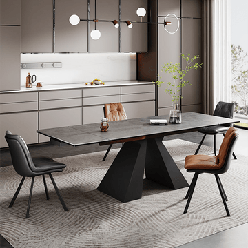 カリガリス　ウォールナット　ガラス　ダイニングテーブル　モダン　ホテルライク カリガリス ウォールナット ガラス ダイニングテーブル モダン ホテル