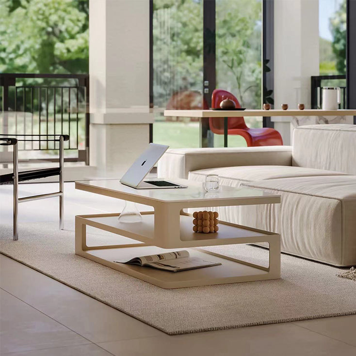 センターテーブル セラミック製天板+金属フレーム jxzm-313 - BestKagu