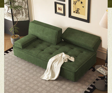 ソファ　ソファベッド　リビング寝室コーデュロイ生地高反発ウレタン使用　G1-7264