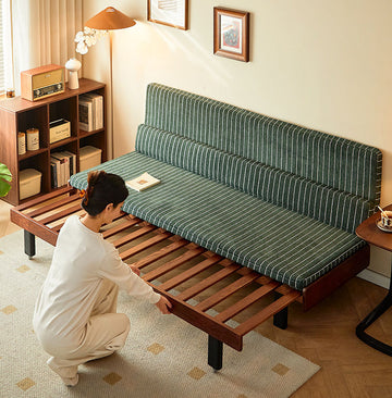 ソファベッド　折りたたみ伸長式ソファベッド　G2-7265