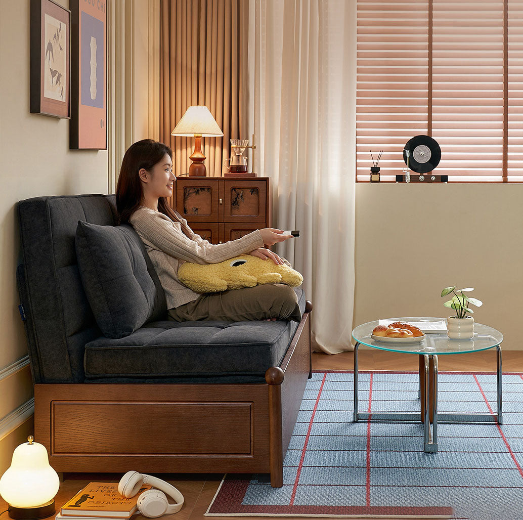 ソファ＝ベッド3WAY多機能リビングソファー来客用伸縮式カウチソファー