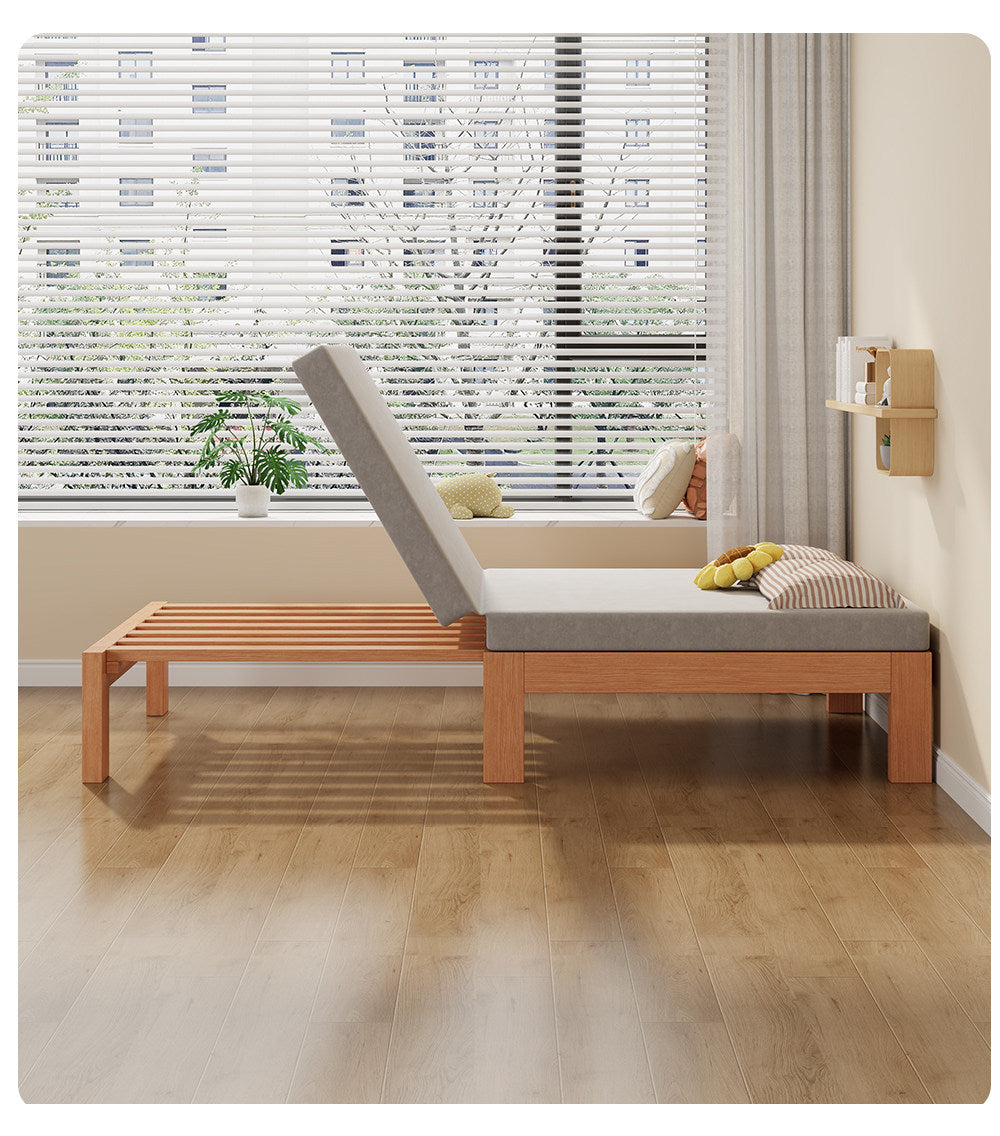 伸長式ベッド シングルベッドフレーム 天然木 G3-7252