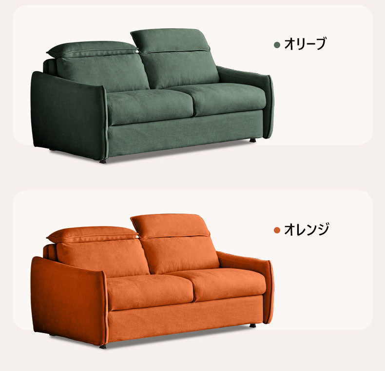 ソファベッド 幅123〜192cm（5サイズ） 2WAY カラー3タイプ G3-7256