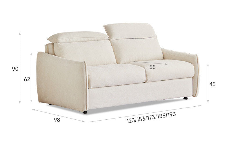 ソファベッド 幅123〜192cm（5サイズ） 2WAY カラー3タイプ G3-7256