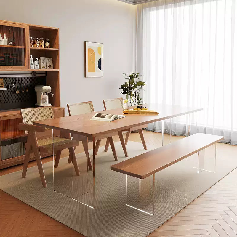 チェリー材×アクリルテーブル fpmxm-2769/G5-6978