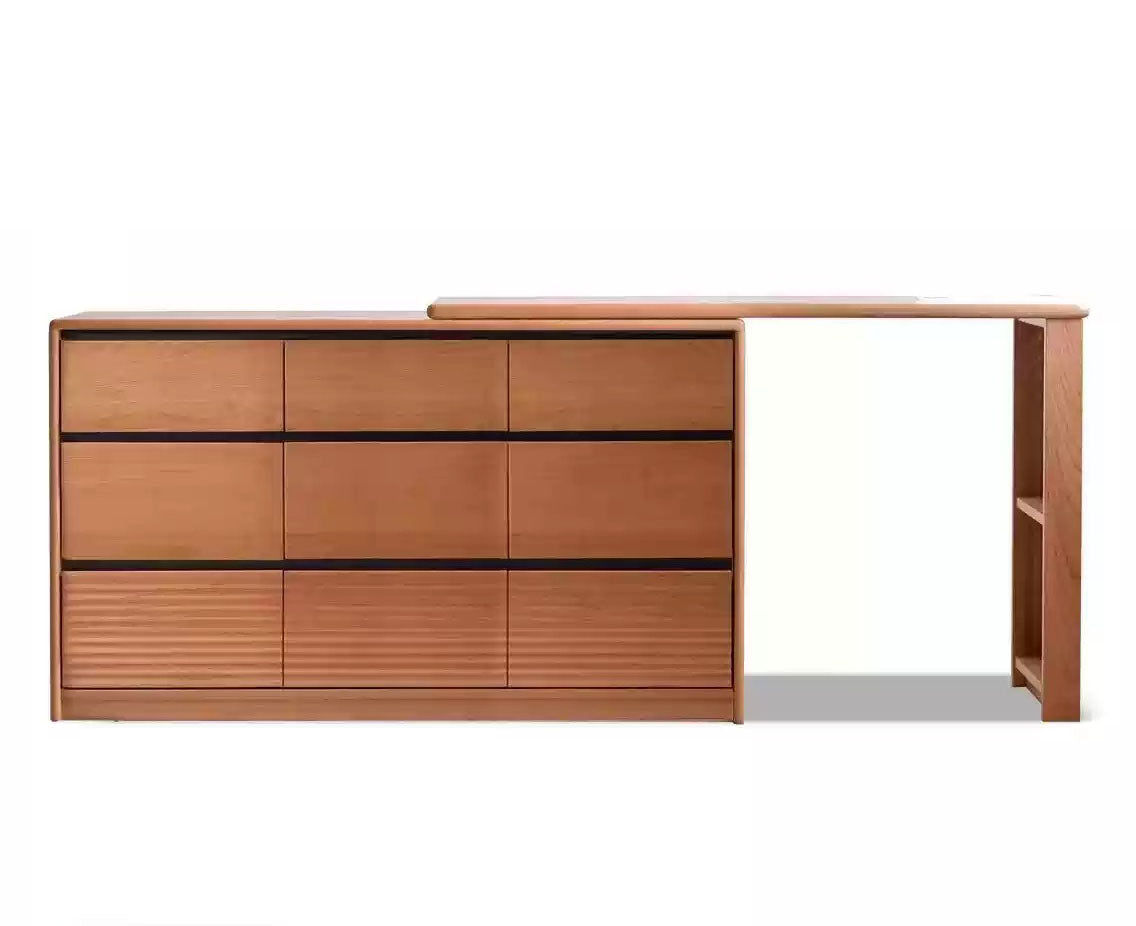 伸長式ドレッサー デスク・チェスト収納付き Y00D10