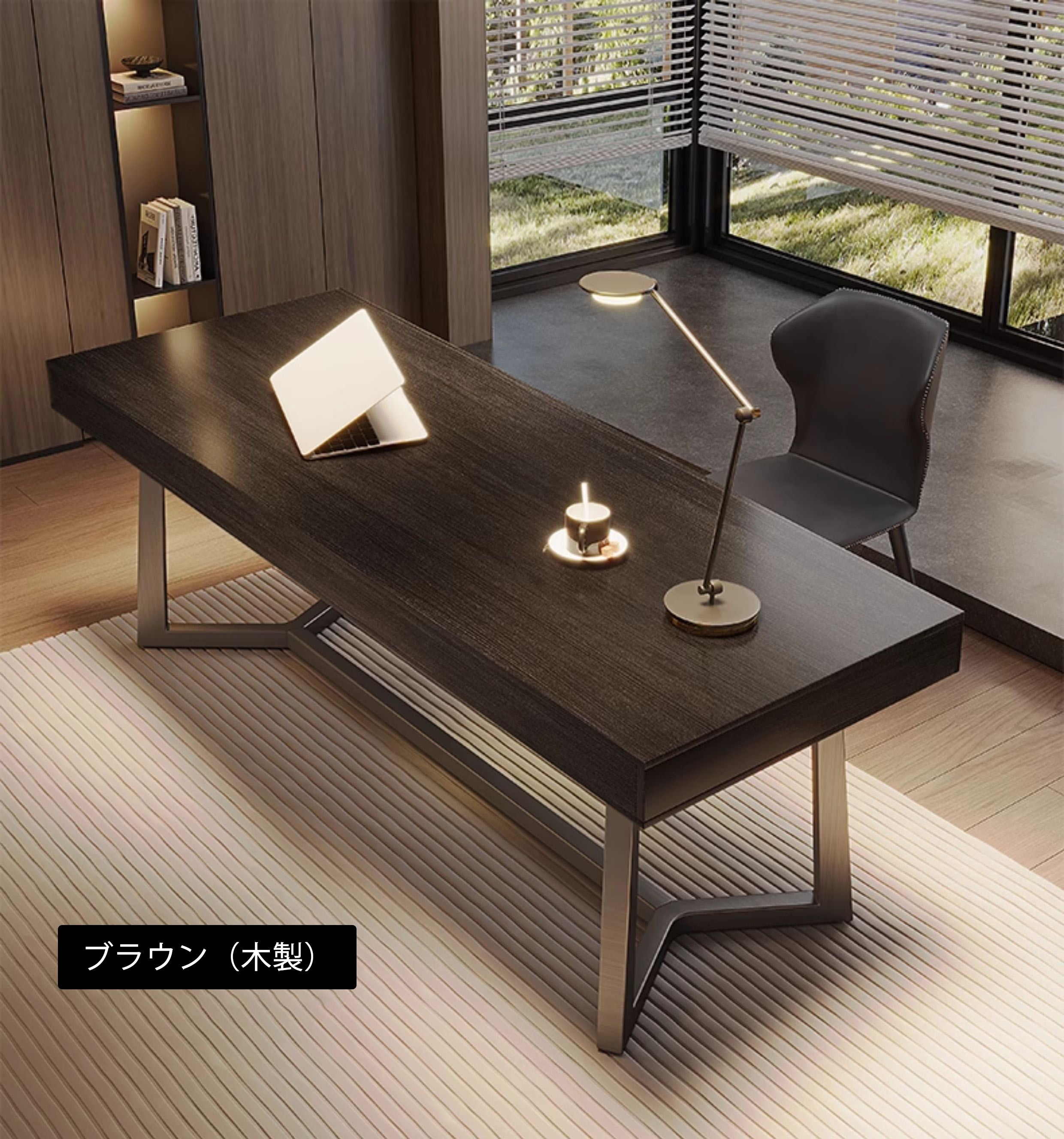 テーブル・机 M-3939 AIR FRAME 3009 EXECUTIVEDESK(エアーフレーム エグゼクティブデスク