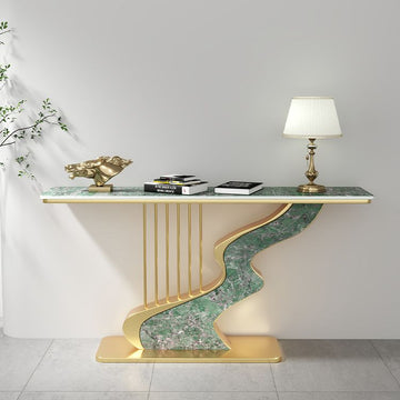 コンソールテーブル 廊下　玄関収納　スタンドテーブル セラミック htt-3537