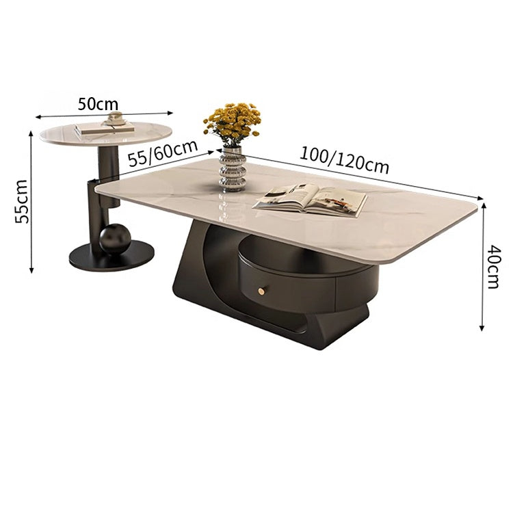 センターテーブル セラミックテーブル 大理石風 リビングテーブル