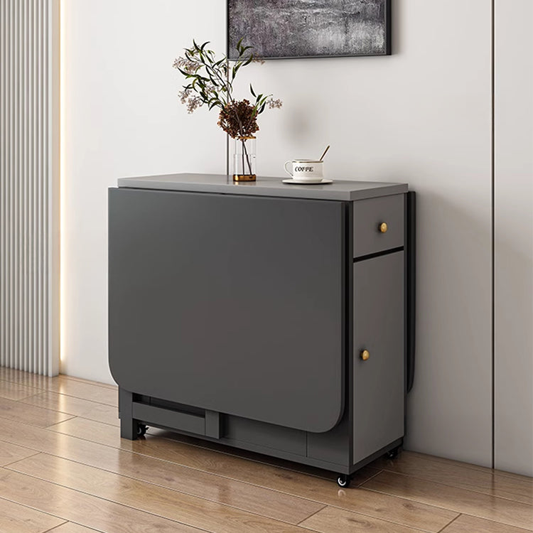 折りたたみダイニングテーブル　チェア収納式　コンパクト多機能テーブル　 hbwe-3465