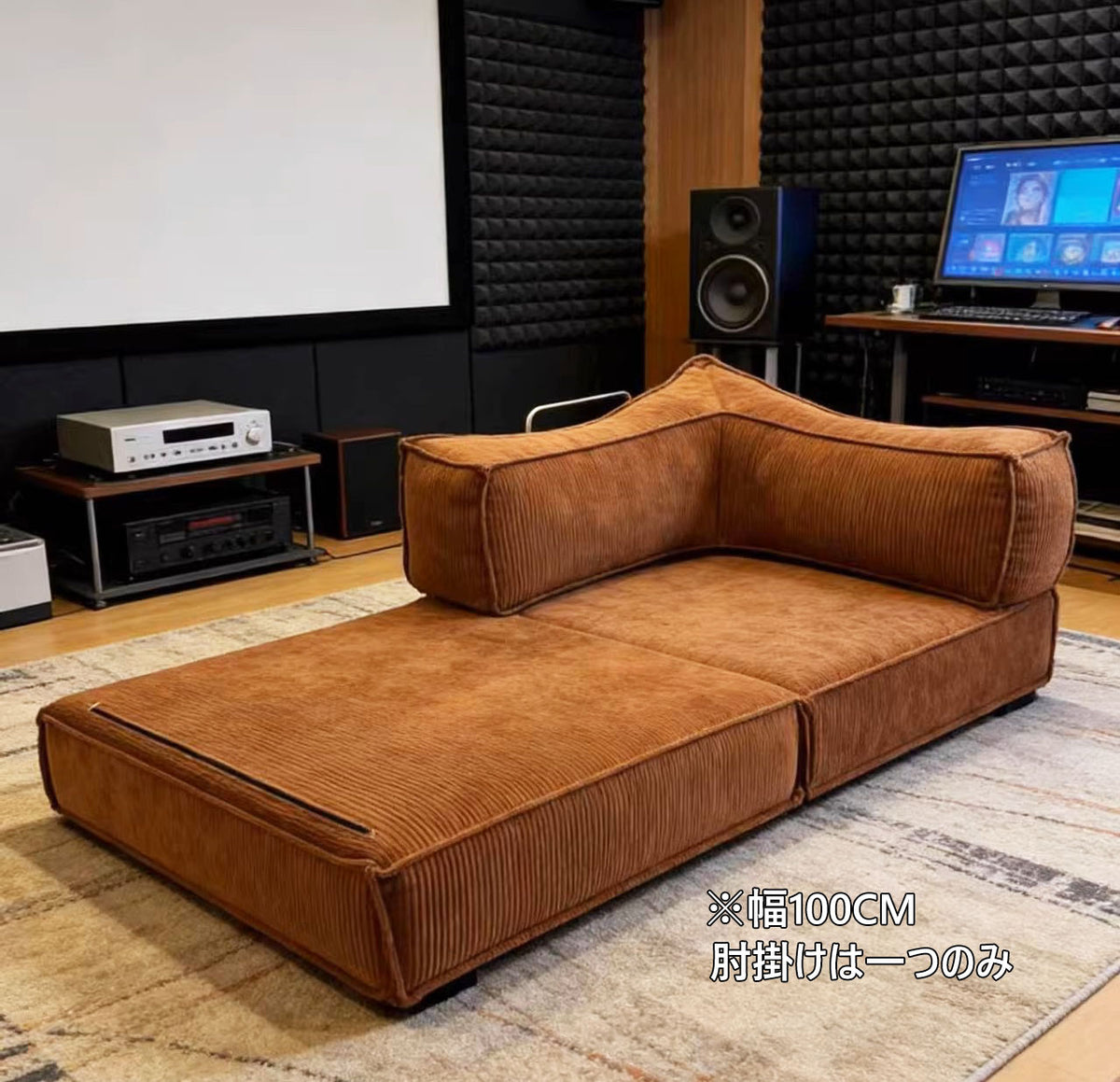 【実店舗展示中】 ソファベッド コーデュロイ 2WAY カラー5タイプ fajbr-6002