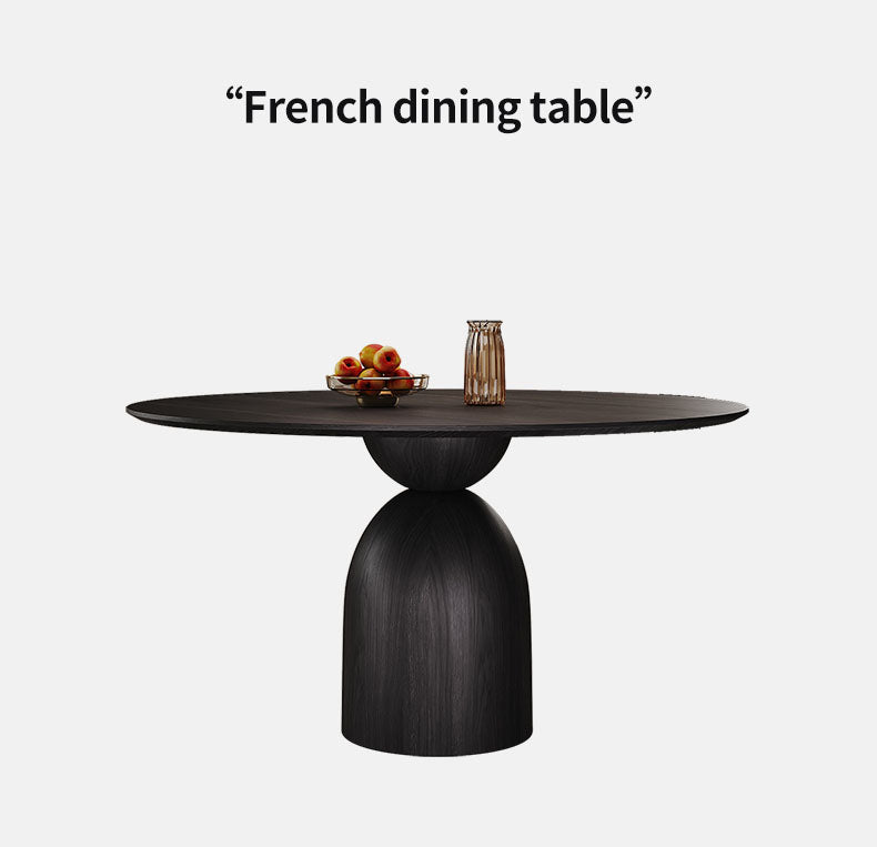 アッシュ材木製 丸テーブル 円形ダイニングテーブル 三色展開falm-010