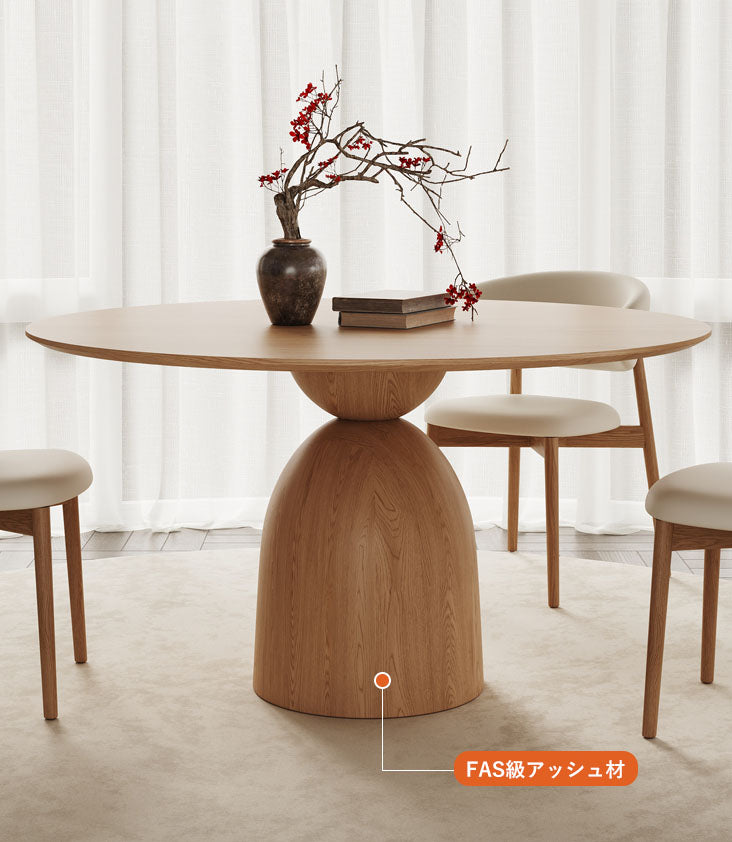 テーブル ダイニングテーブル 丸テーブル 90cm 円形 2人用 ホワイト 白