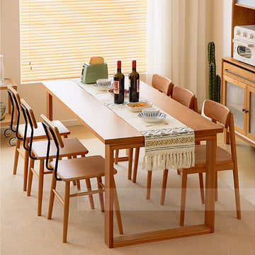 高級感と耐久性のある無垢材ダイニングテーブル fcp-1302