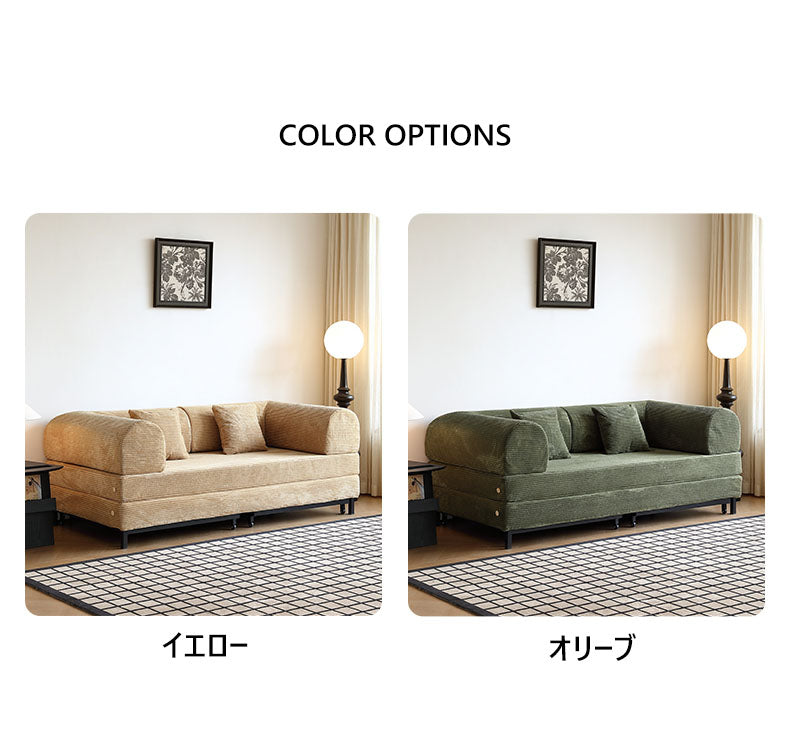 フレンチヴィンテージ風 2WAYソファベッド fdsm-1000