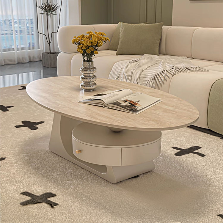 センターテーブル おしゃれ 引き出し付き ローテーブル 高級感と耐久性に優れたセラミック天板　fel-2441