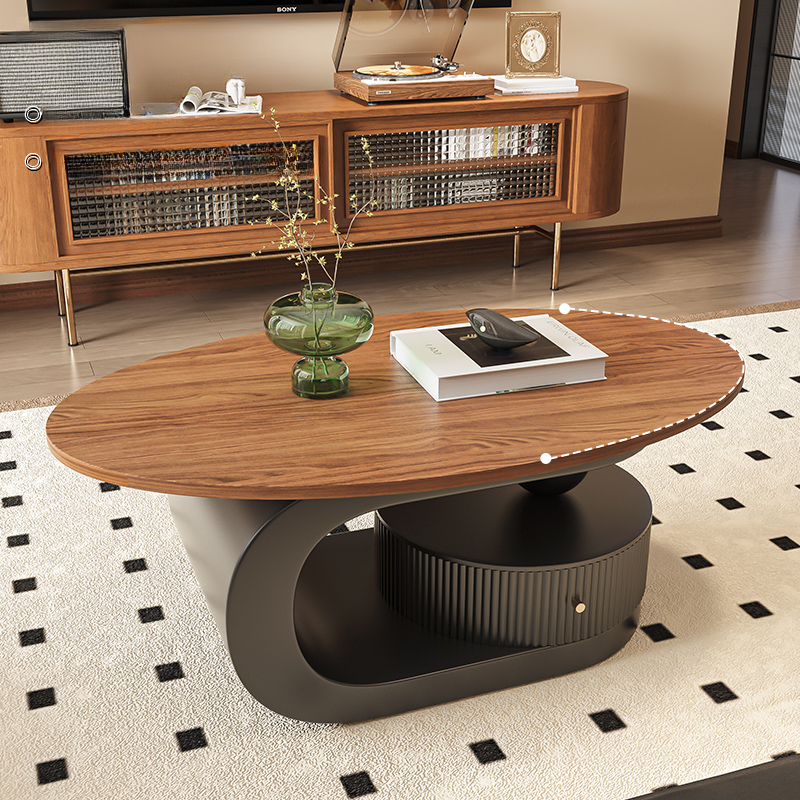 ローテーブル 天然銘木の表情を再現 自然と憩う天然木化粧合板