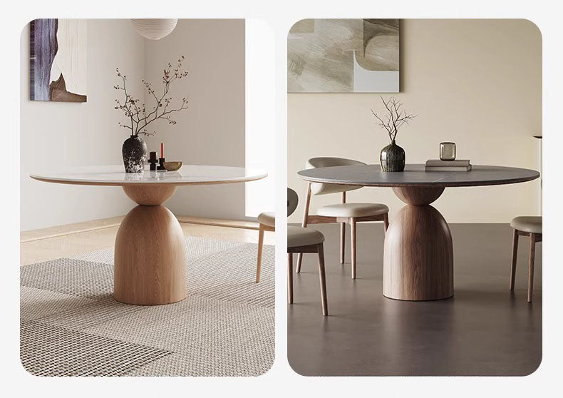 円形テーブル 木製丸型ダイニングテーブル 木製ダイニングテーブル 木製テーブル ZX