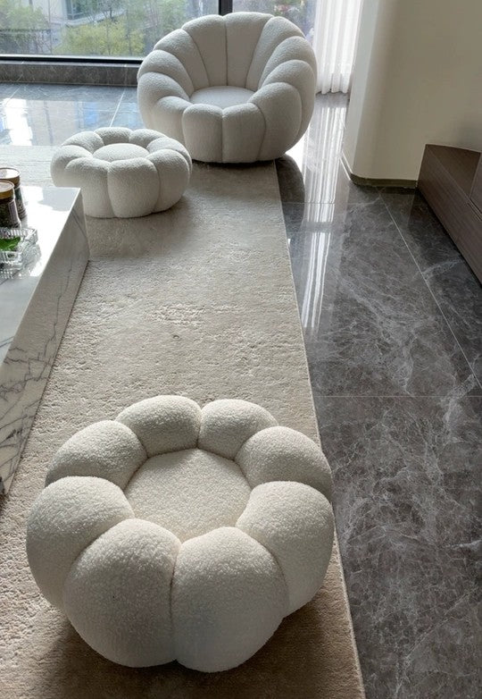 ソファー2人掛け 三人用 北欧シープボア生地 韓国インテリア fkdsm-927