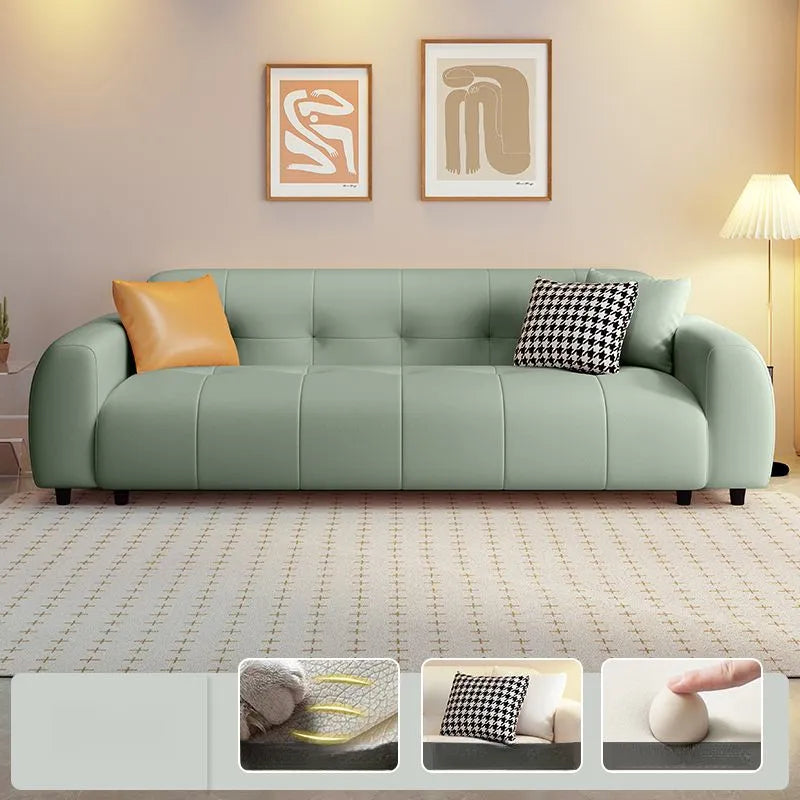 ソファー ベージュ グリーン オレンジ グレー ブラック パイン 合皮 fmdgz-3713