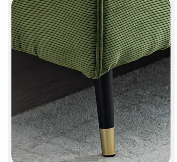 ソファー グリーン ベージュ 無垢材 コーデュロイ fmdgz-3749