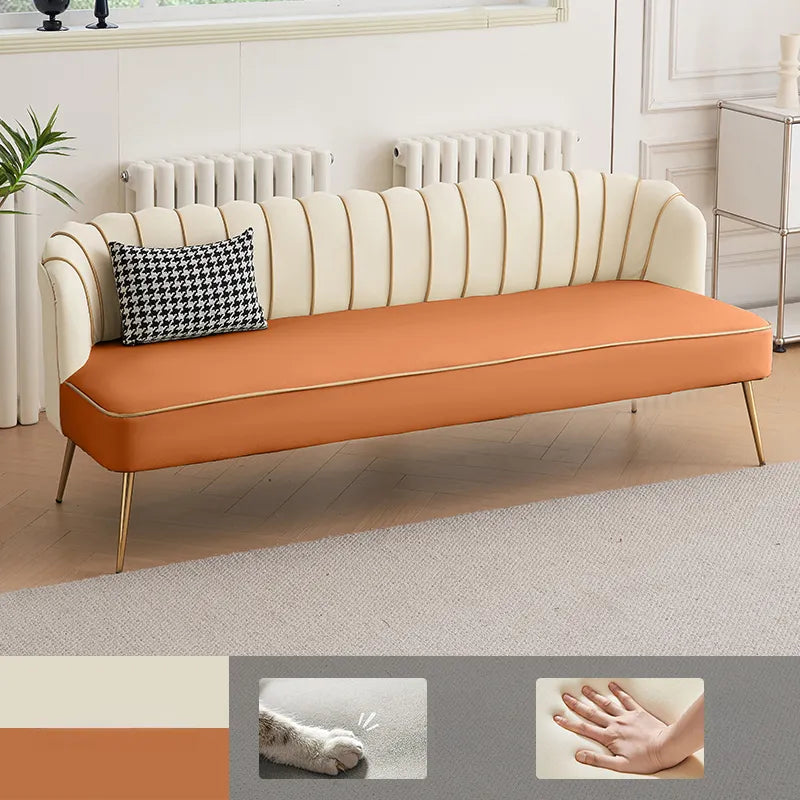 ソファー ベージュ グリーン オレンジ グレー カラー1 カラー2 カラー3 カラー4 カラー5 カラー6 無垢材 合皮 fmdgz-3751