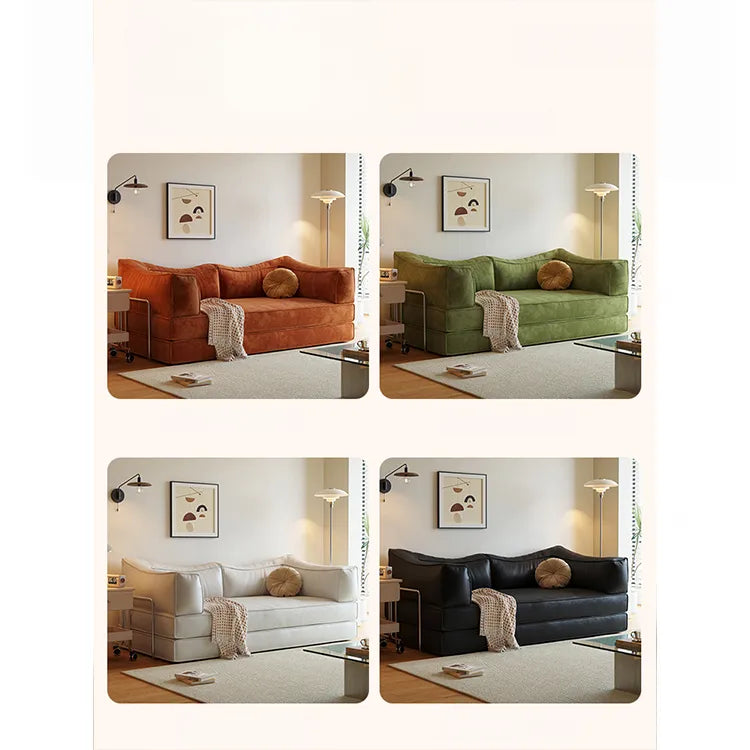 ソファー ベージュ エアレザー ダウン ステンレス シリコンフィル fmgj-3294