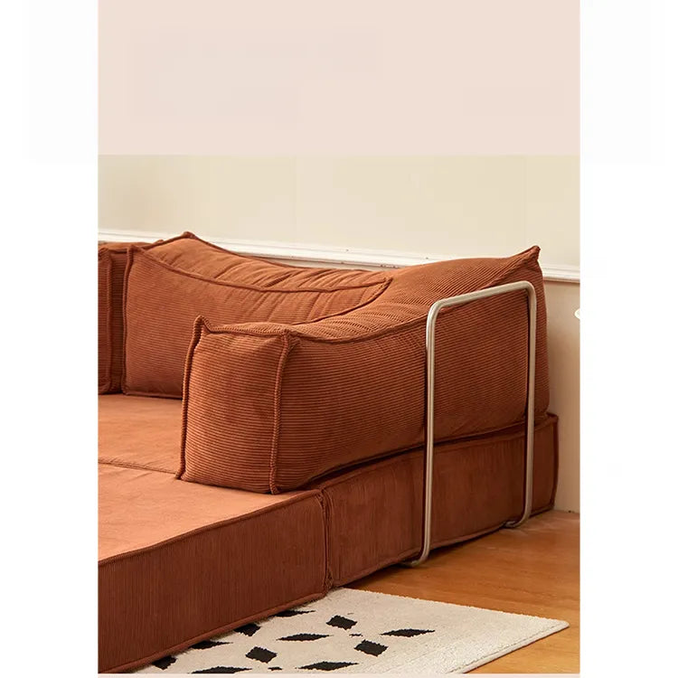 ソファー ベージュ エアレザー ダウン ステンレス シリコンフィル fmgj-3294