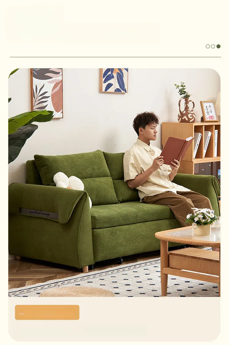 ソファー オレンジグリーン ホワイト ライトグレー 無垢材 fmgj-3295