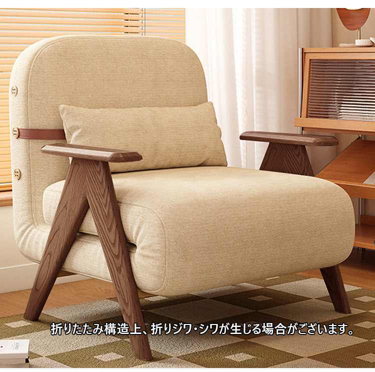 折りたたみソファベッド 2WAY 多機能 コンパクト 一人暮らし向け