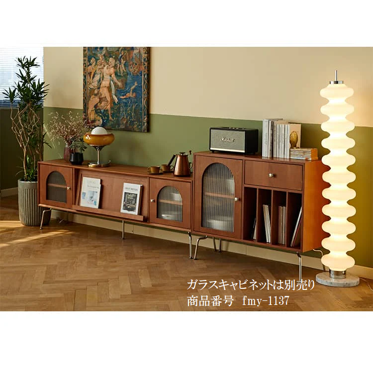 高品質テレビ台 - 多層板＆強化ガラス＆ステンレス製のモダンデザインfmy-1137 - BestKagu