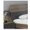 ベッド ブラウン/グレー 無垢材 パイン foyhc-3386