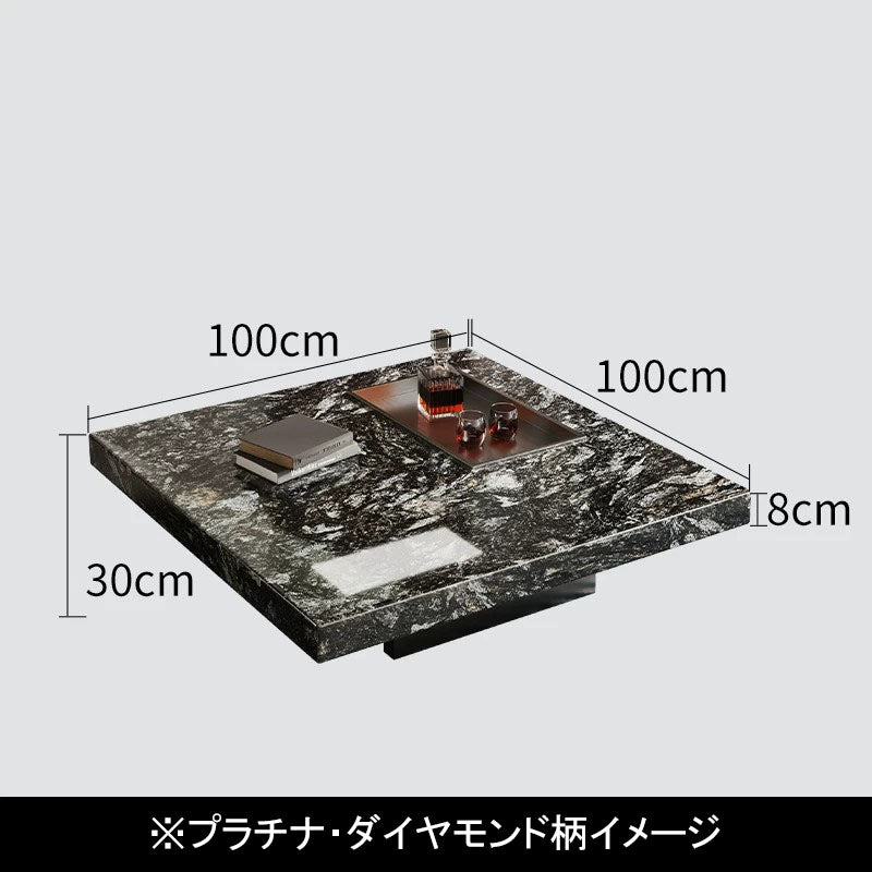 人造大理石調コーヒーテーブル リビングテーブル fplk-8018