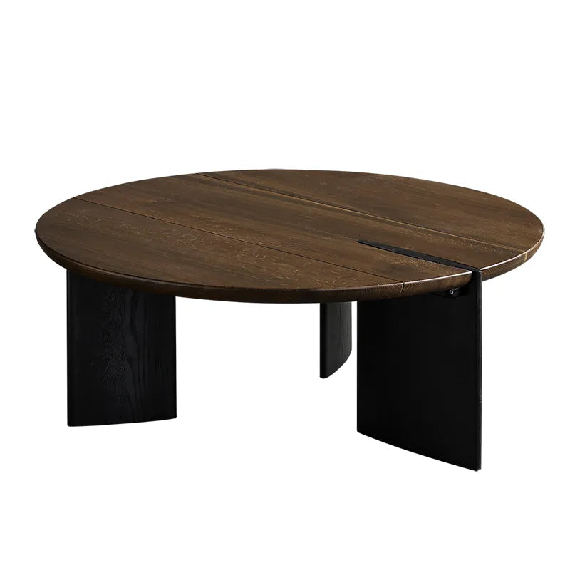 センターテーブル ナチュラル ライトブラウン ブラック オーク fsz-3302