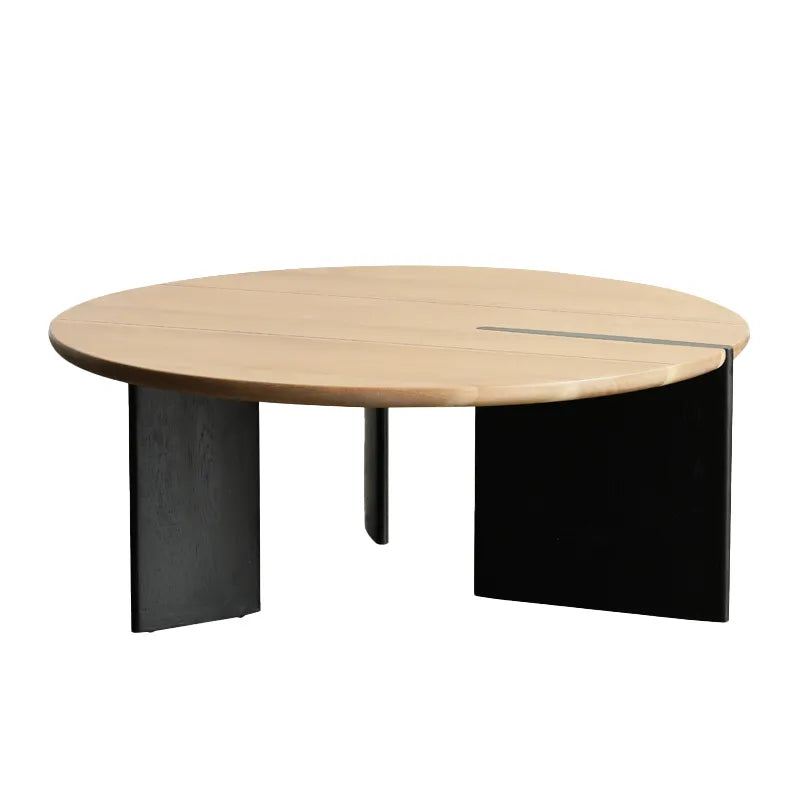 センターテーブル ナチュラル ライトブラウン ブラック オーク fsz-3302