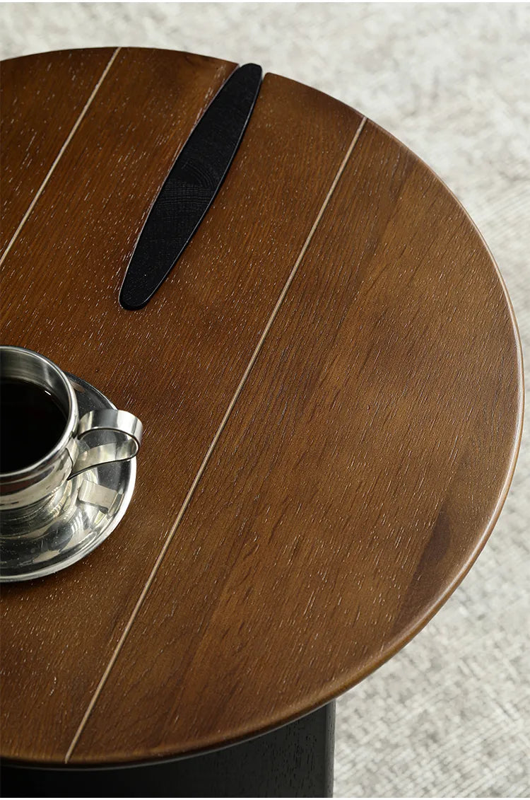 センターテーブル ナチュラル ライトブラウン ブラック オーク fsz-3302