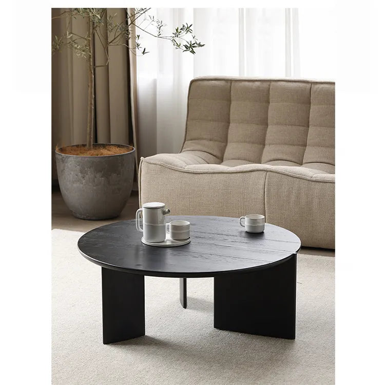 センターテーブル ナチュラル ライトブラウン ブラック オーク fsz-3302