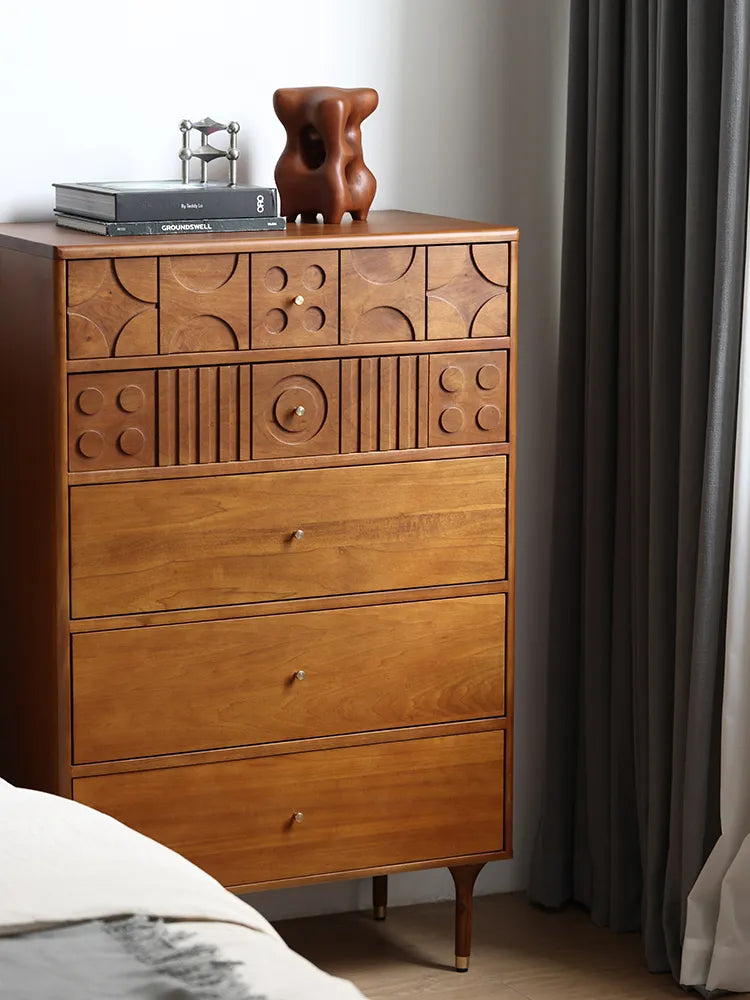 キャビネット ライトブラウン 無垢材 多層板 中密度繊維板 fsz-3307