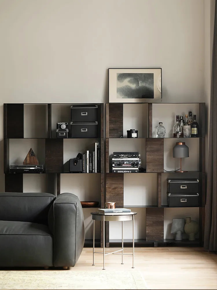 ラック ブラウン ナチュラル オーク fsz-3310