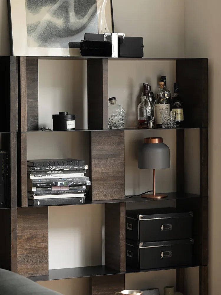 ラック ブラウン ナチュラル オーク fsz-3310