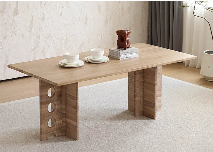 テーブル ナチュラル ダークグレー ブラック オーク fsz-3314