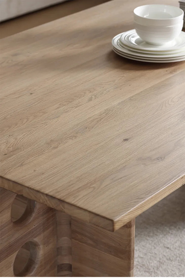 テーブル ナチュラル ダークグレー ブラック オーク fsz-3314