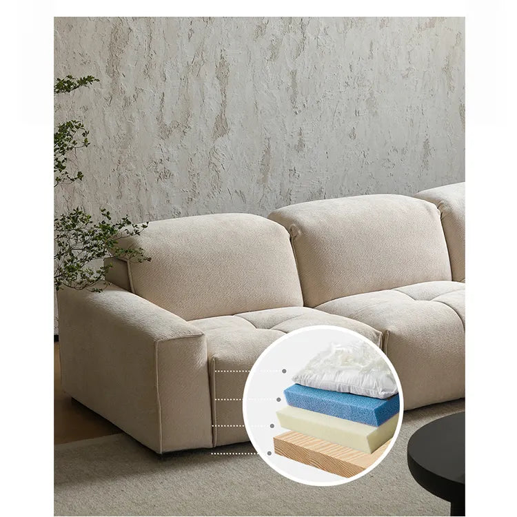 ソファー ホワイト パイン アッシュ材 多層板 シリコンフィル グースダウン fsz-3315