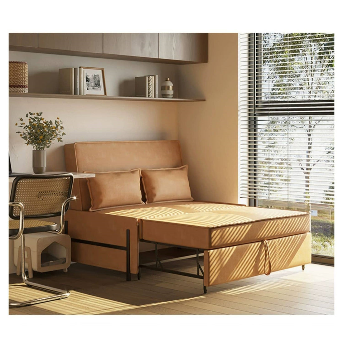 エアレザーのソファー＆ソファベッド fwlp-935