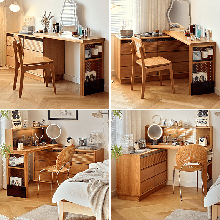 ドレッサー チェスト収納 寝室家具伸縮式テーブル・デスク fyg-670