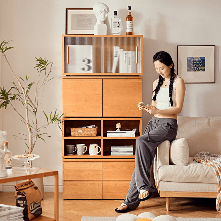 キューブボックス 連結可能 積み重ね 収納 ボックス 木製 配線穴あり