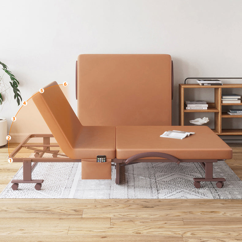 折りたたみタイプベッド【通気性抜群】ココナッツパームエアレザーベッド - 快適で丈夫な眠りをあなたに fyj-1251