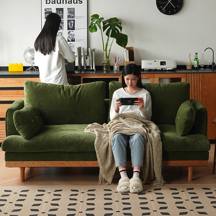 高級チェリー材使用のコーデュロイ生地　ソファ fyx-825 - BestKagu